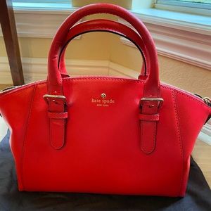 Small red Kate spade purse